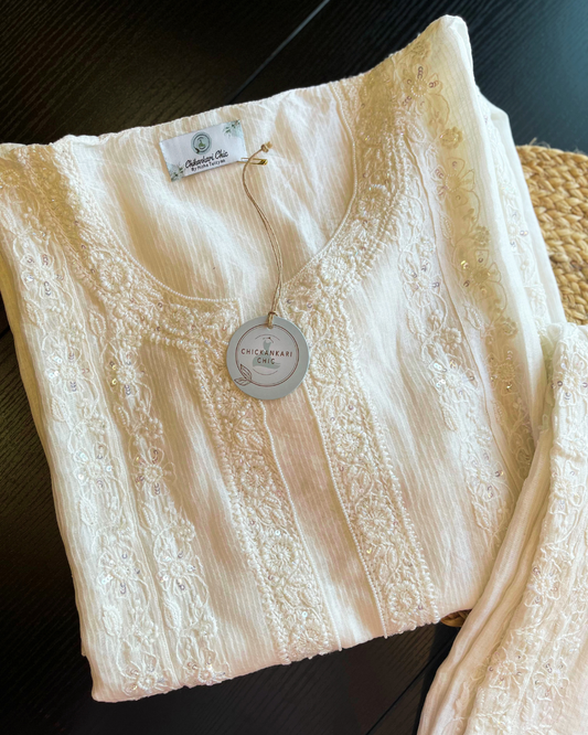 Maheshwari Chanderi Co-ord Set