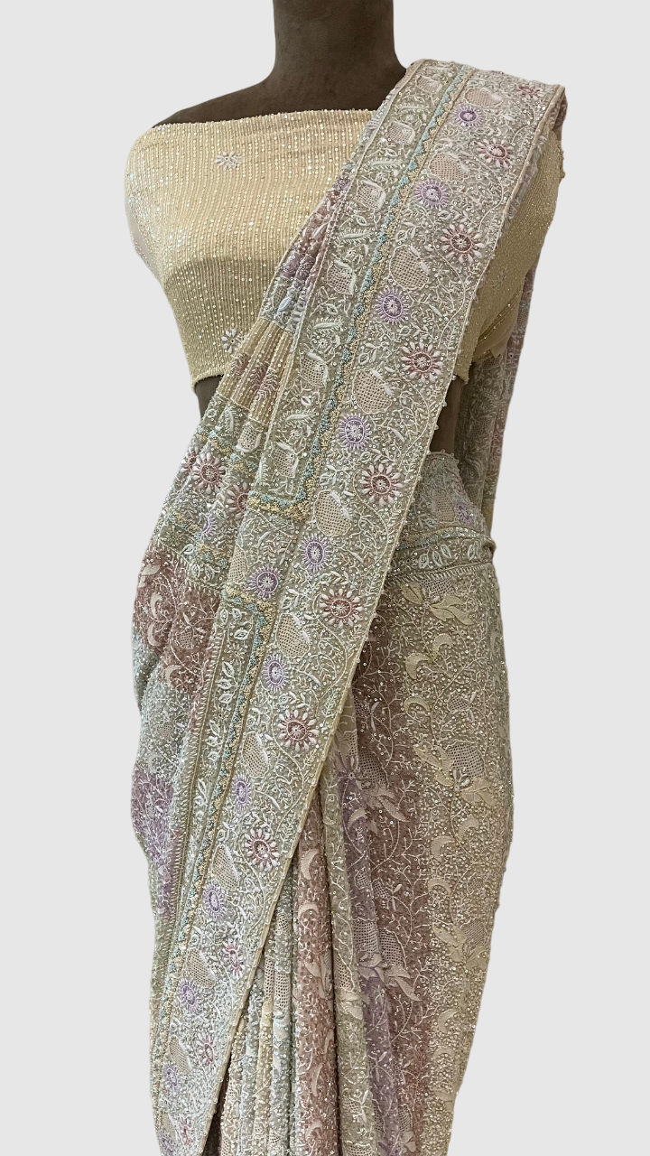 Classy Nazakat Saree In Pure Georgette