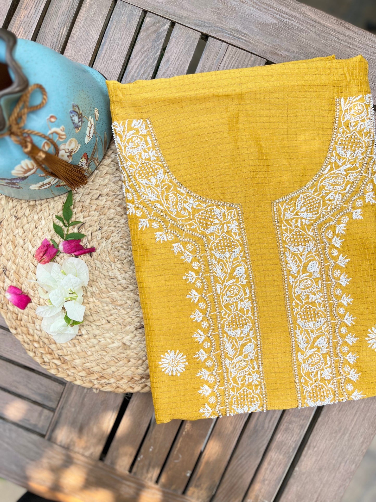 Unisex Chanderi Silk Kurta