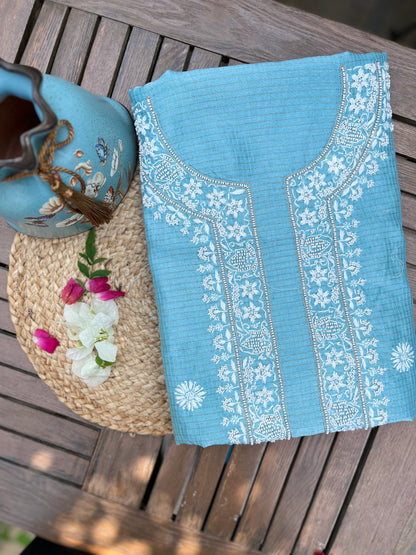 Unisex Chanderi Silk Kurta