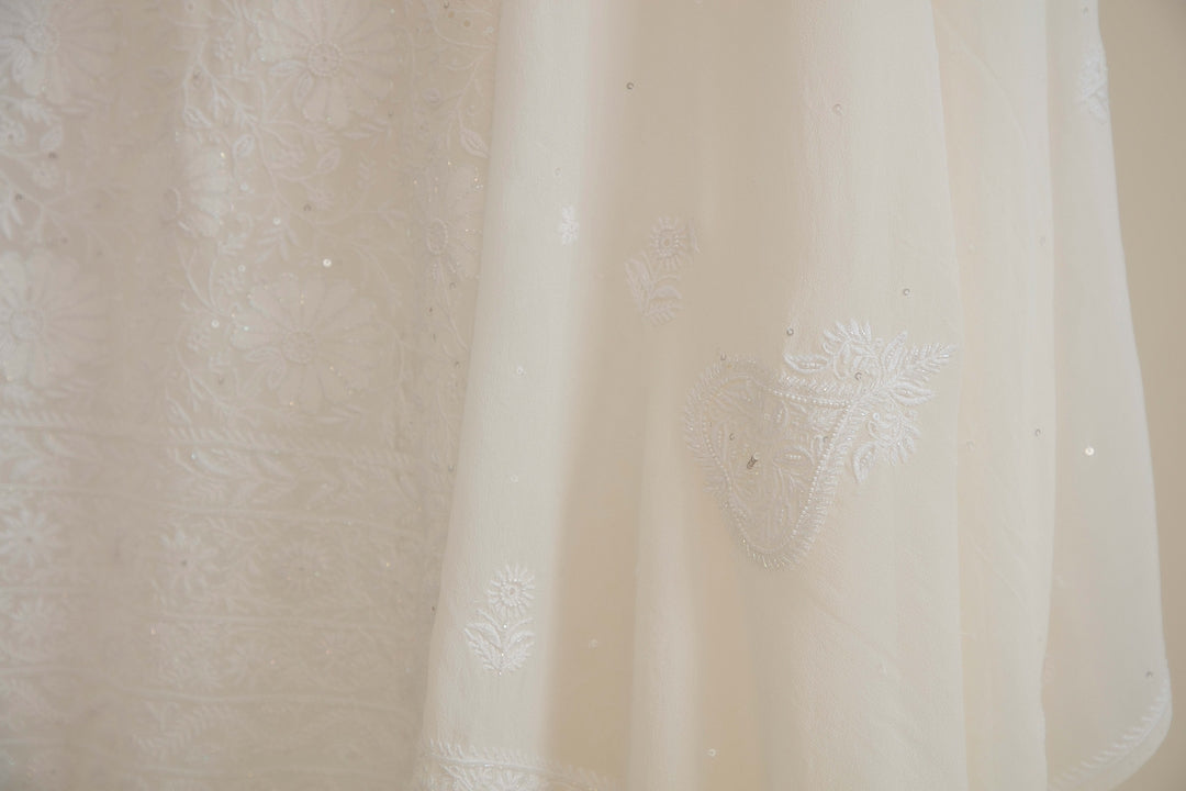 Pure Georgette Kurta And Dupatta Set