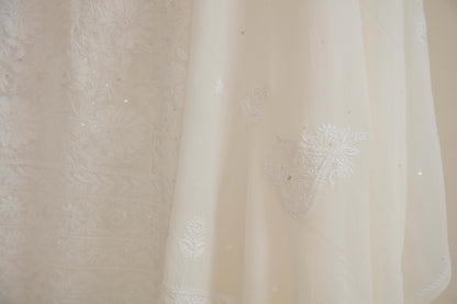 Pure Georgette Kurta And Dupatta Set