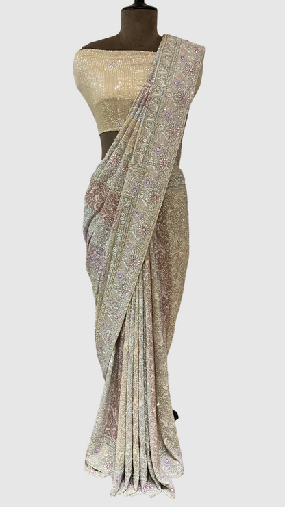 Classy Nazakat Saree In Pure Georgette