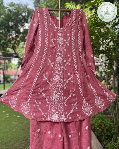 Silver Tissue Kalidaar Gharara Set Dyeable In Any Colour