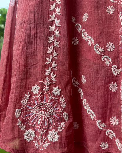 Silver Tissue Kalidaar Gharara Set Dyeable In Any Colour