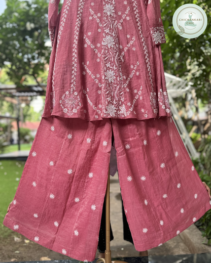 Silver Tissue Kalidaar Gharara Set Dyeable In Any Colour